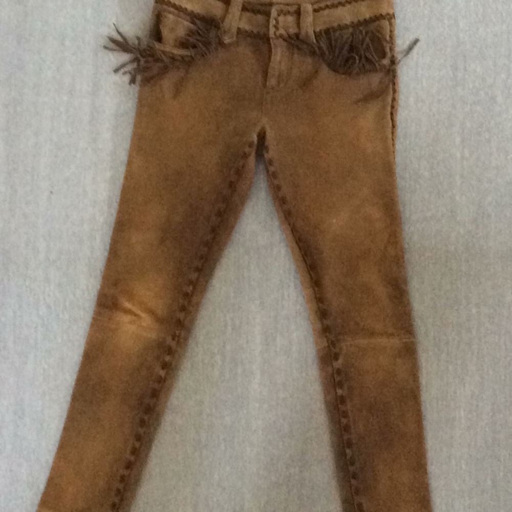 Kids size 7 Polo Ralph Lauren pants suede